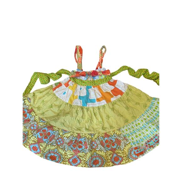 Matilda Jane Platinum Dress Size 2 #5/20 Zoo Elephant Print Tiered Play Dress - Picture 8 of 16